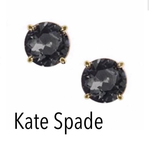Kate Spade black diamond O0RU0667 earrings - Picture 1 of 11